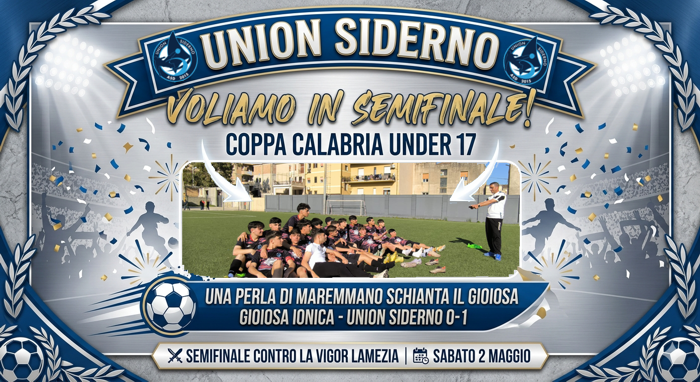 Esultanza Union Siderno Under 17 vittoria contro Gioiosa Ionica